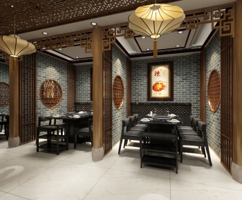 New Chinese Style Catering Space-ID:479018763