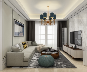 Modern A Living Room-ID:174535984