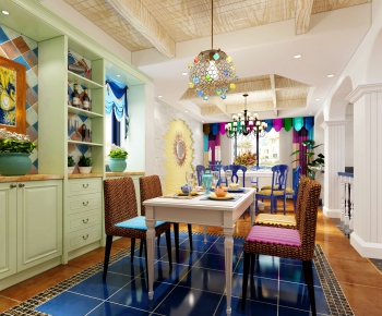 American Style Dining Room-ID:921693256