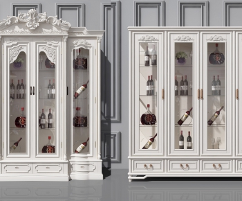 European Style Wine Cabinet-ID:310879825