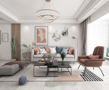 Nordic Style A Living Room-ID:175424222