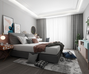 Nordic Style Bedroom-ID:892605976