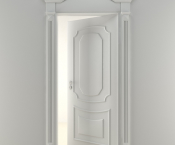 European Style Solid Wood Door-ID:772663593