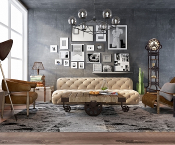 Industrial Style A Living Room-ID:819919557