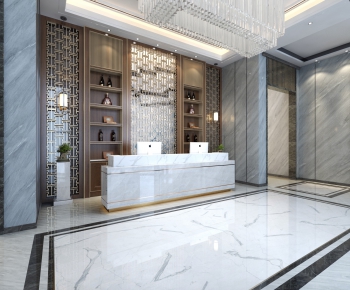 New Chinese Style Lobby Hall-ID:878731923