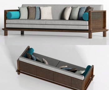 New Chinese Style A Sofa For Two-ID:767679852