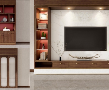 New Chinese Style TV Cabinet-ID:259777253