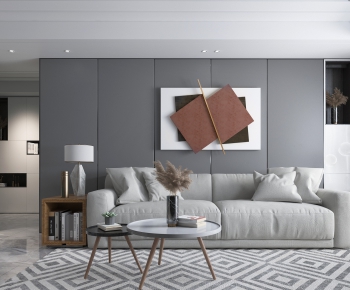 Modern A Living Room-ID:645598482