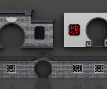 Chinese Style Building Component-ID:689424461
