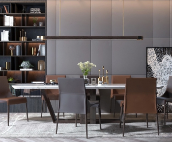 Modern Dining Table And Chairs-ID:510966582