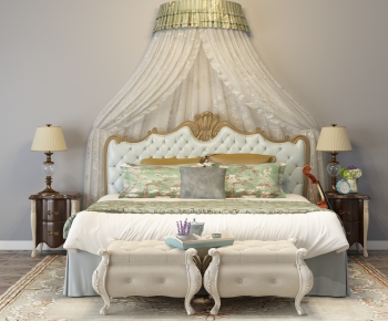American Style Double Bed-ID:250294526