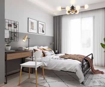 Nordic Style Bedroom-ID:542532797