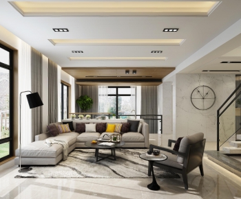 Modern A Living Room-ID:512900134
