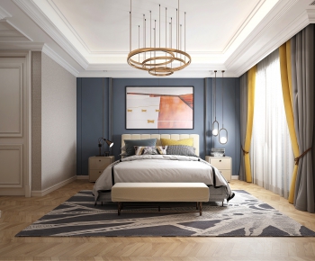 Simple European Style Bedroom-ID:815002742