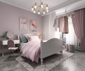 Nordic Style Girl's Room Daughter's Room-ID:399467232