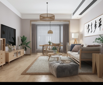 Japanese Style A Living Room-ID:180999164