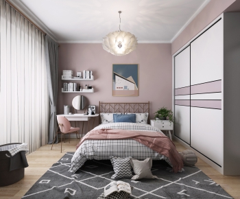 Nordic Style Girl's Room Daughter's Room-ID:790329651