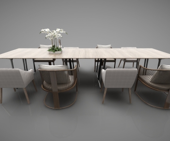 New Chinese Style Dining Table And Chairs-ID:215936733