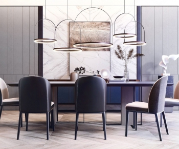 Modern Dining Table And Chairs-ID:748673976