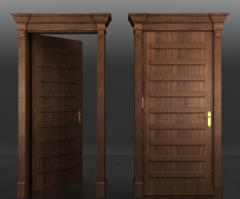 Modern Solid Wood Door-ID:169756115
