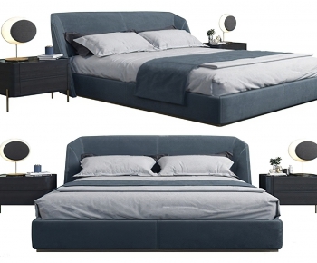 Modern Double Bed-ID:513428996