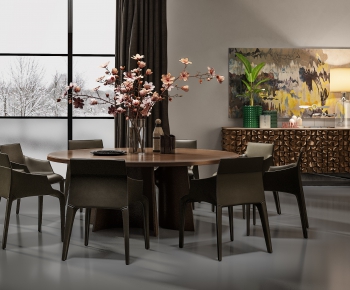 Modern Dining Table And Chairs-ID:293735675