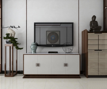 New Chinese Style TV Cabinet-ID:340823621
