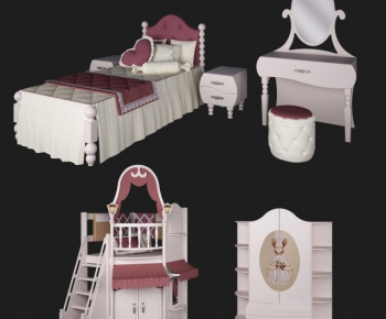 Modern Child's Bed-ID:412431559