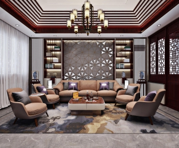 New Chinese Style Reception Area-ID:779322415