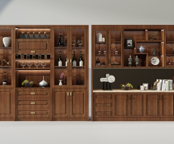 New Chinese Style Wine Cabinet-ID:518658215
