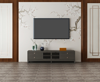 New Chinese Style TV Cabinet-ID:519907759