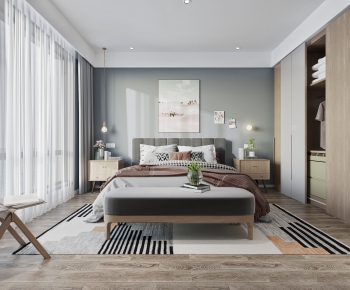 Nordic Style Bedroom-ID:227551185