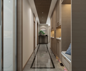 New Chinese Style Hallway-ID:699512541