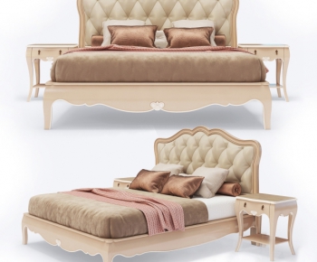 European Style Double Bed-ID:250324329