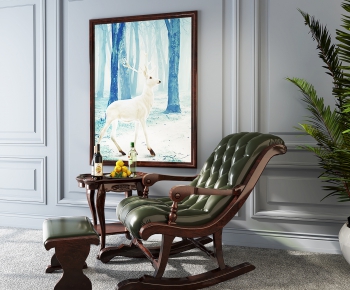 American Style Rocking Chair-ID:203249912