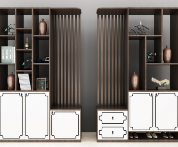 New Chinese Style Shoe Cabinet-ID:399238957
