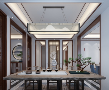 New Chinese Style Tea House-ID:280375934