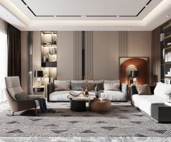 Modern A Living Room-ID:207305718