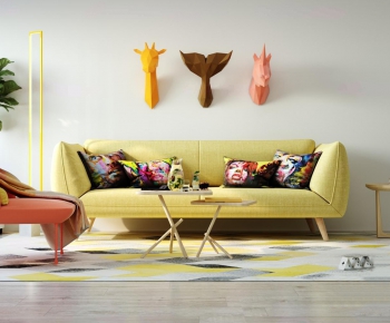 Nordic Style Sofa Combination-ID:953294662