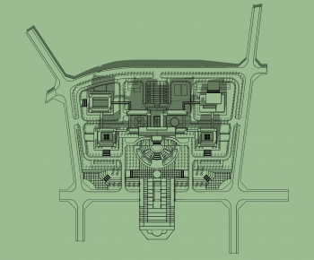 Modern Architectural Bird's-eye View Planning-ID:953025243