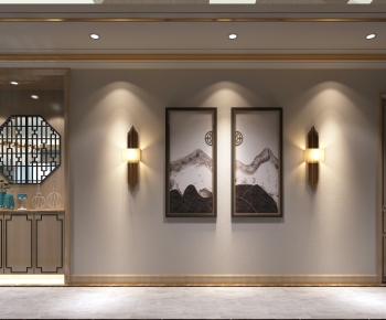 New Chinese Style Hallway-ID:362262531