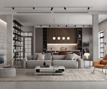 Modern A Living Room-ID:254988948