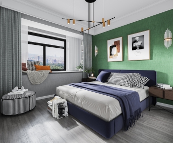Nordic Style Bedroom-ID:432125529