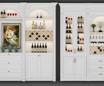 European Style Wine Cabinet-ID:736160382