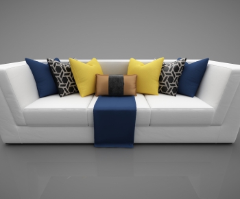 Modern Three-seat Sofa-ID:463798254
