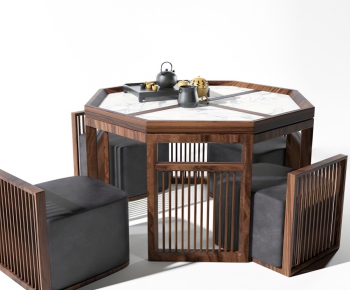 New Chinese Style Leisure Table And Chair-ID:268217199