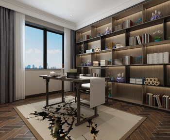 New Chinese Style Study Space-ID:739489663