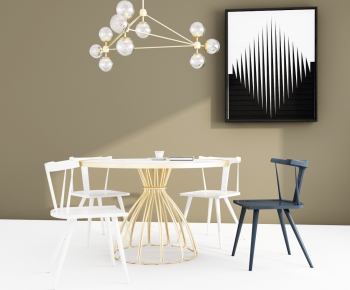 Modern Dining Table And Chairs-ID:434157567