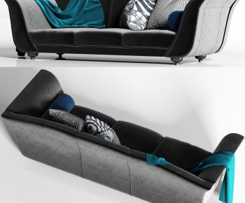 Simple European Style Three-seat Sofa-ID:852104628