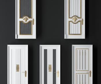 European Style Solid Wood Door-ID:722933382